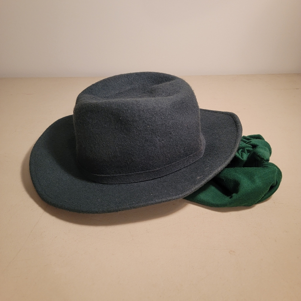 Bollman Hat Co. Doeskin Felt Green 100% Wool Hat